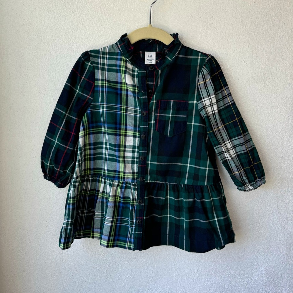 Baby Gap Toddler Girl Plaid Dress